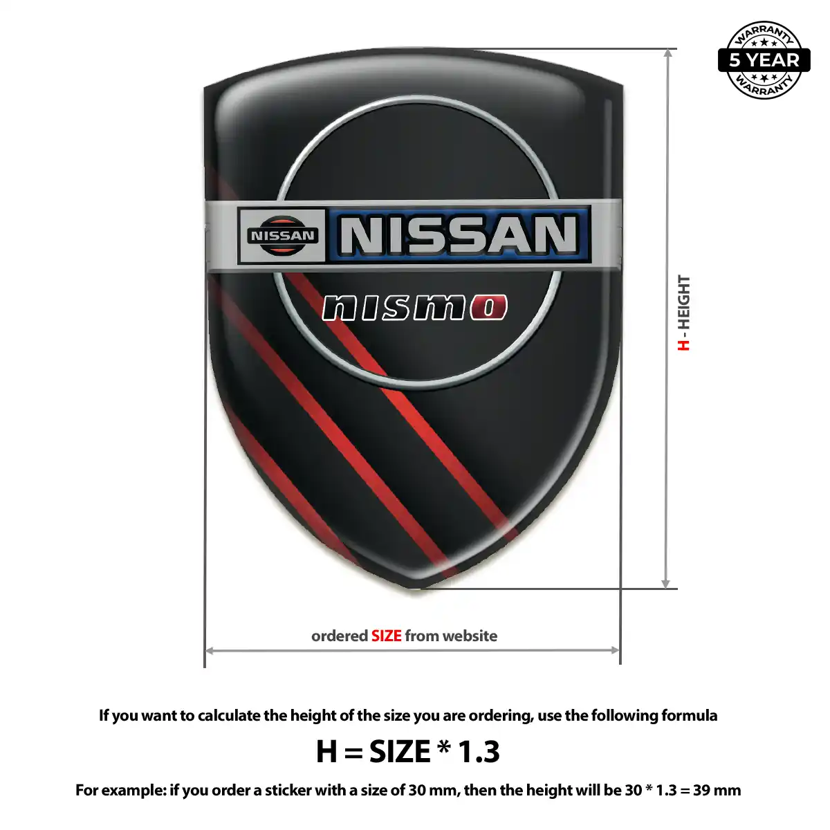 Nissan Emblem Badge Signature Grade