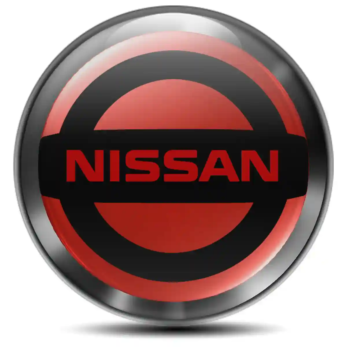 Nissan Emblem Center Hub Cap Self-Adhesive Elite Finish