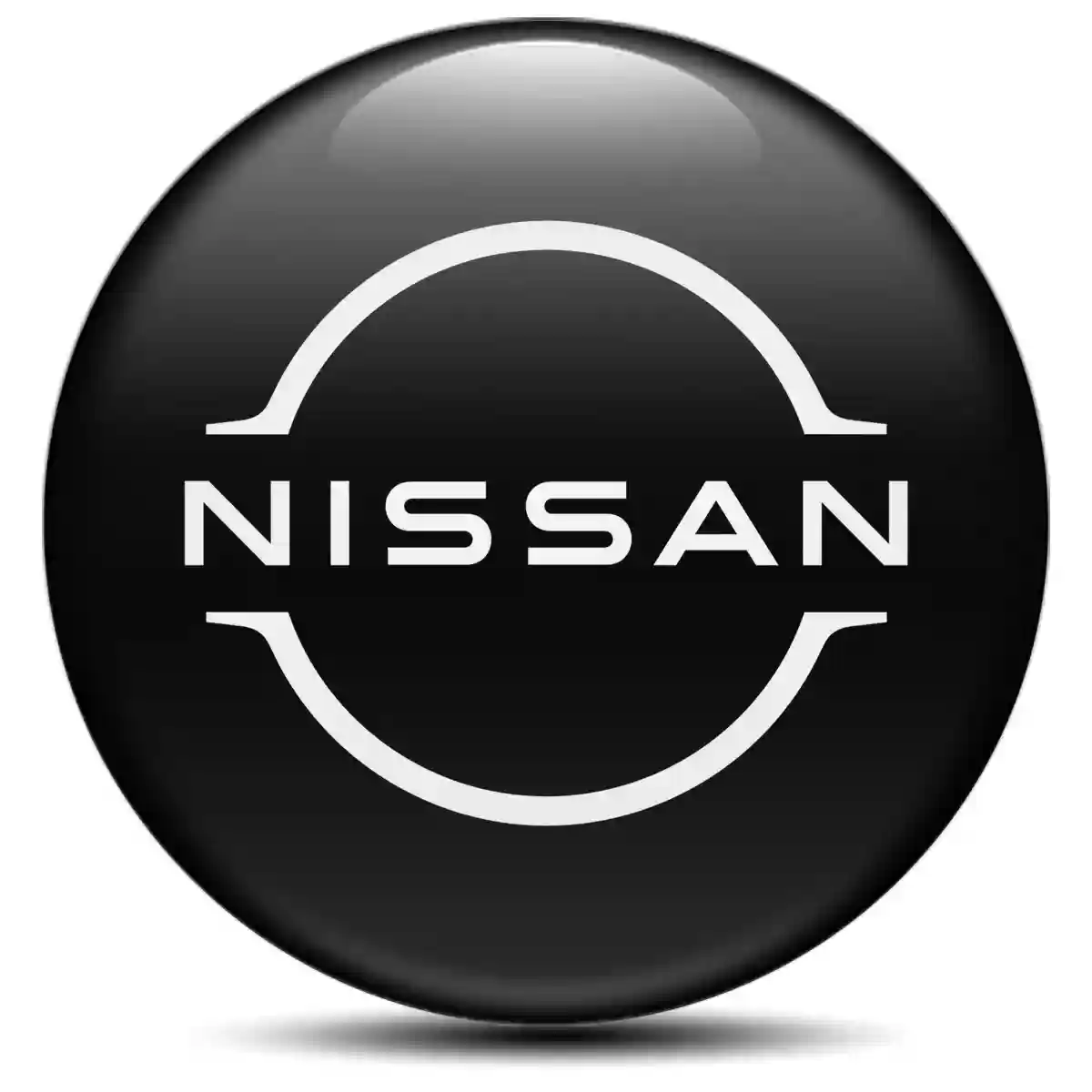 Nissan Emblem Center Hub Cap Self-Adhesive Refined Design