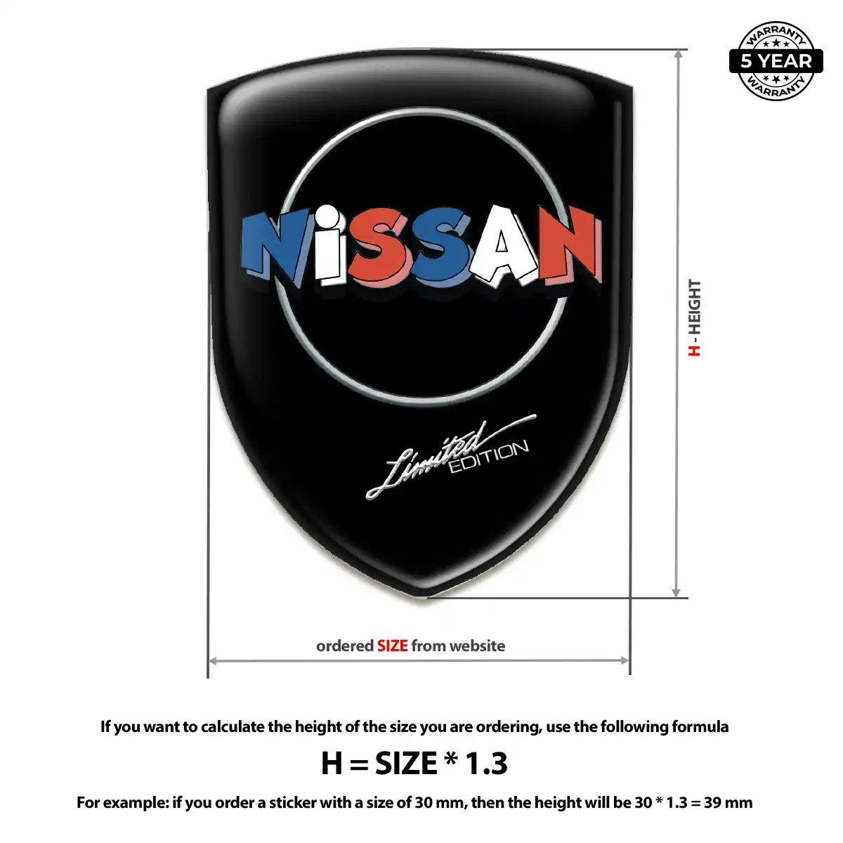 Nissan Emblem Crest Elite Finish