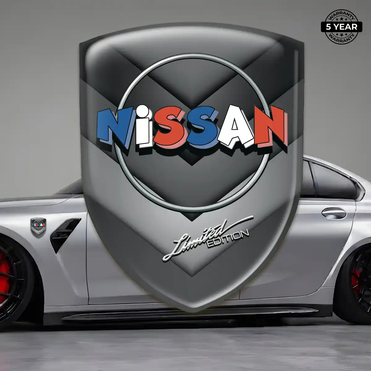 Nissan Emblem Crest Performance Style