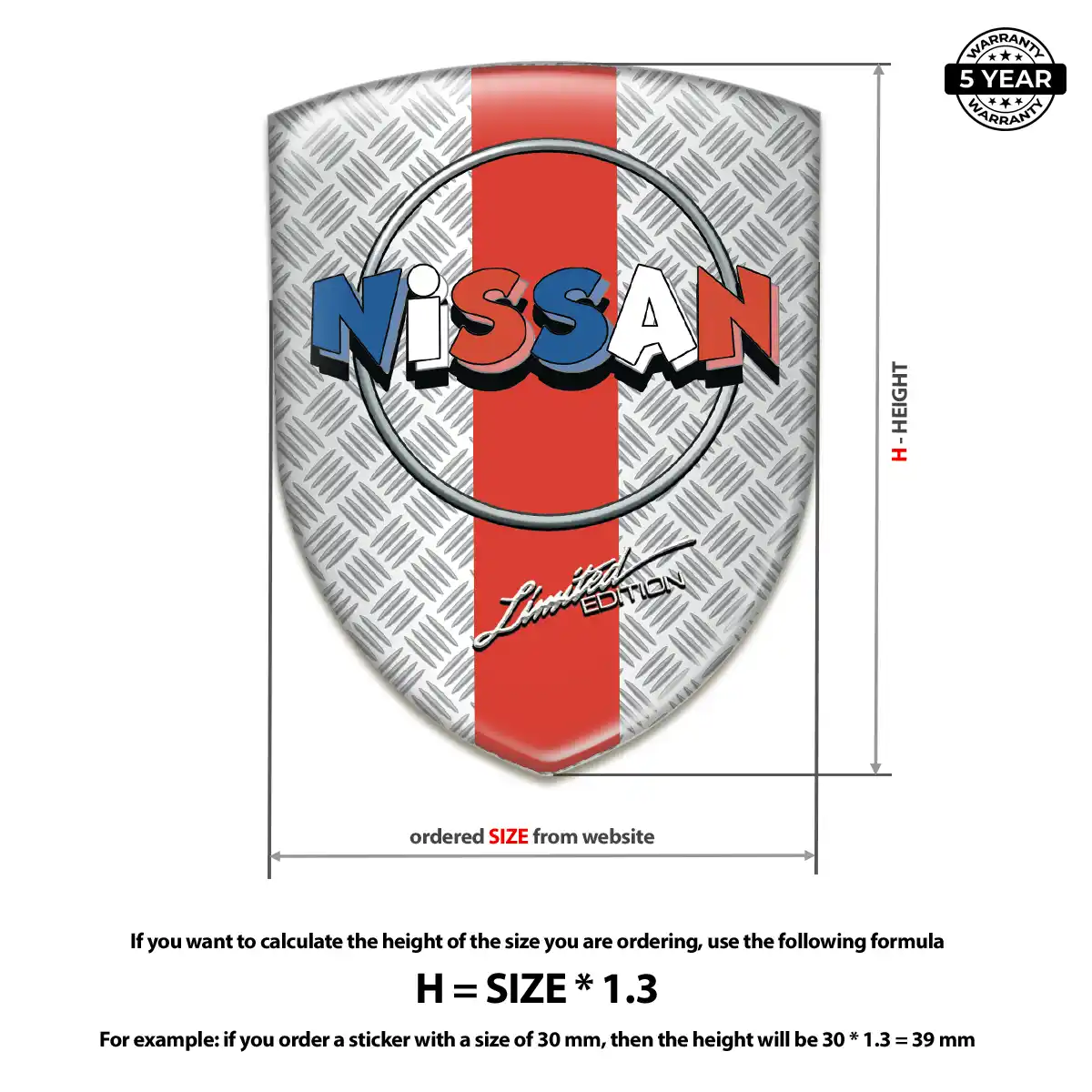 Nissan Emblem Crest Resin Luxe