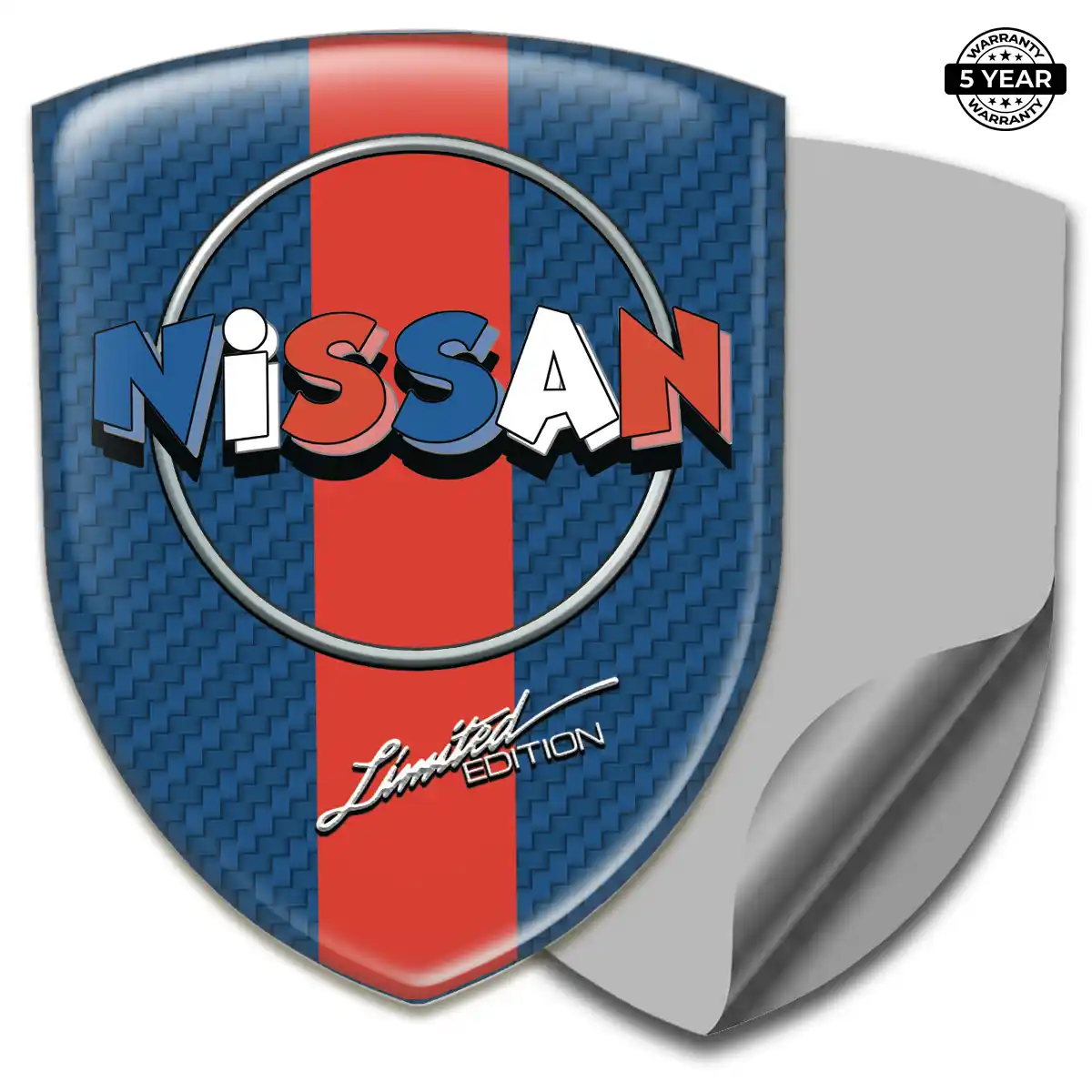 Nissan Emblem Domed Badge Exterior Luxe