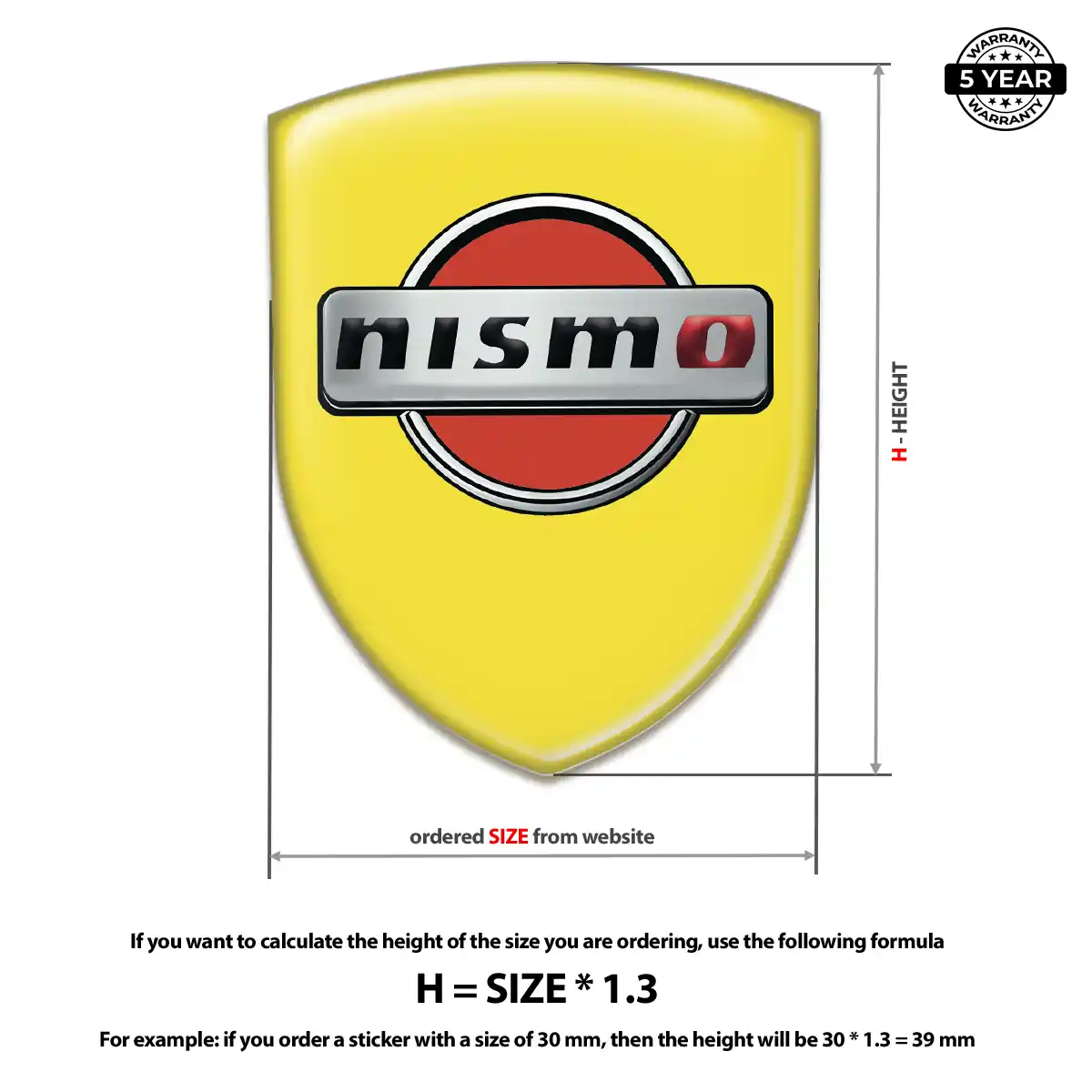 Nissan Emblem Domed Badge Interior Elegance
