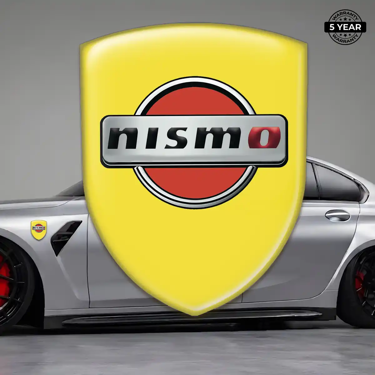Nissan Emblem Domed Badge Interior Elegance