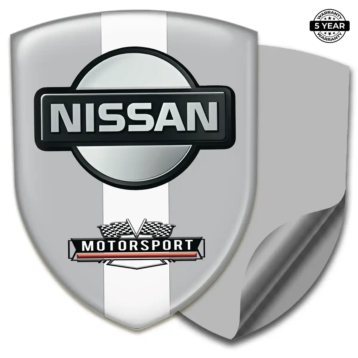Nissan Emblem Domed Badge Noble Edition