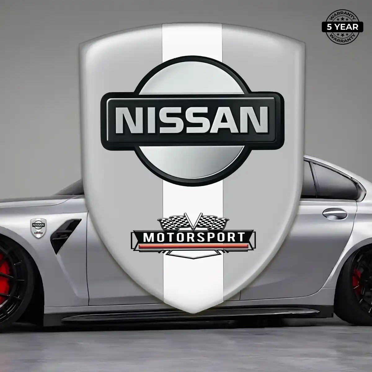 Nissan Emblem Domed Badge Noble Edition