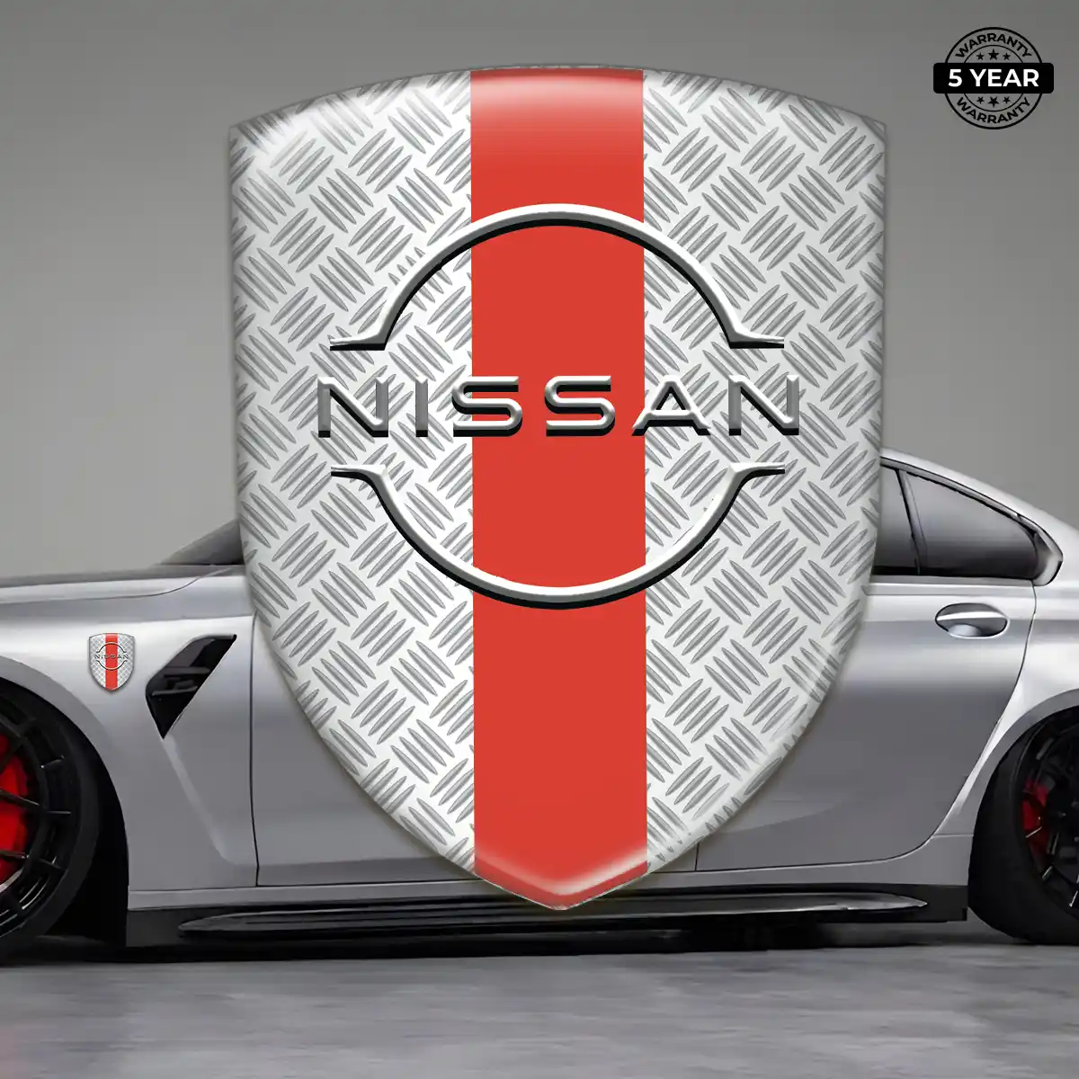 Nissan Emblem Domed Badge Opulent Line