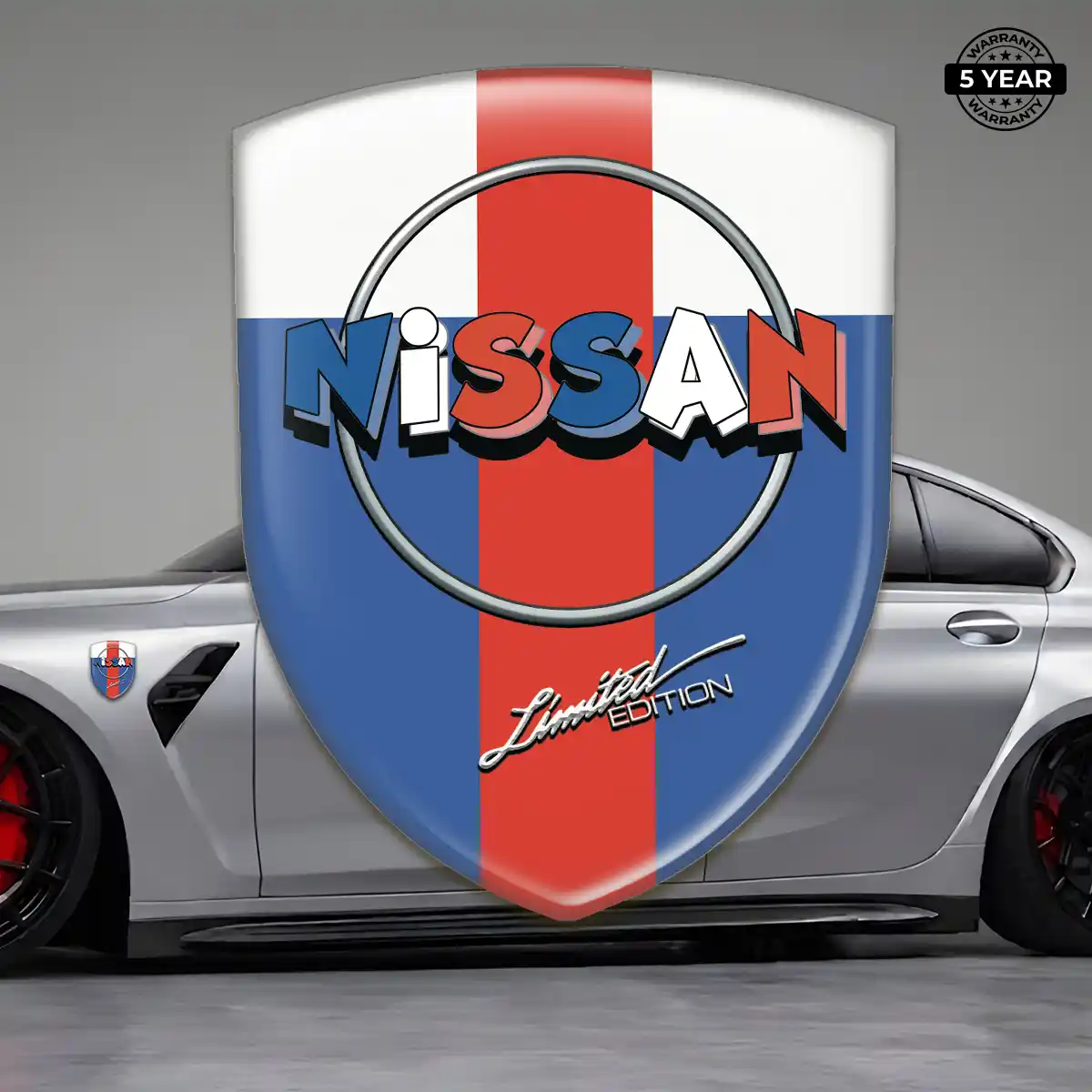 Nissan Emblem Domed Badge Outer Style