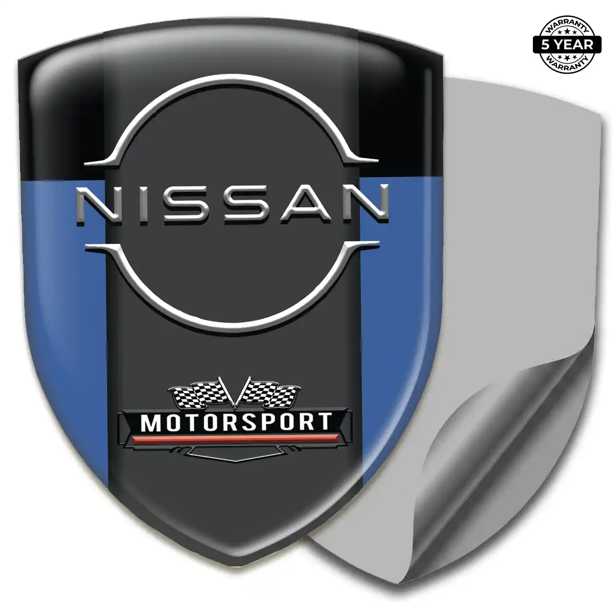 Nissan Emblem Domed Badge Premium Dome