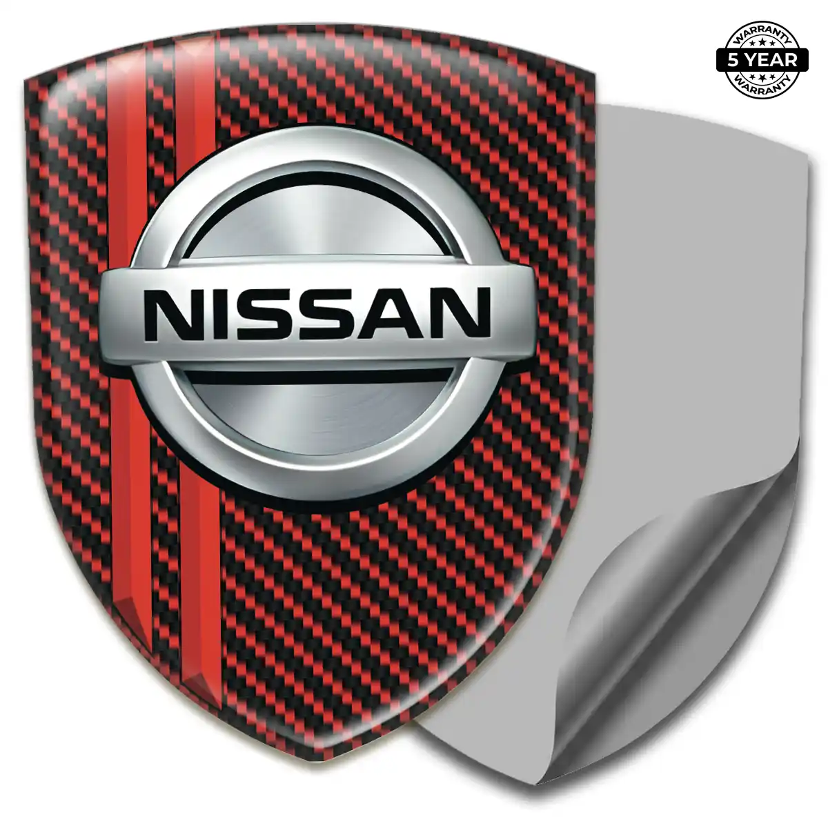 Nissan Emblem Domed Badge Prestige Line