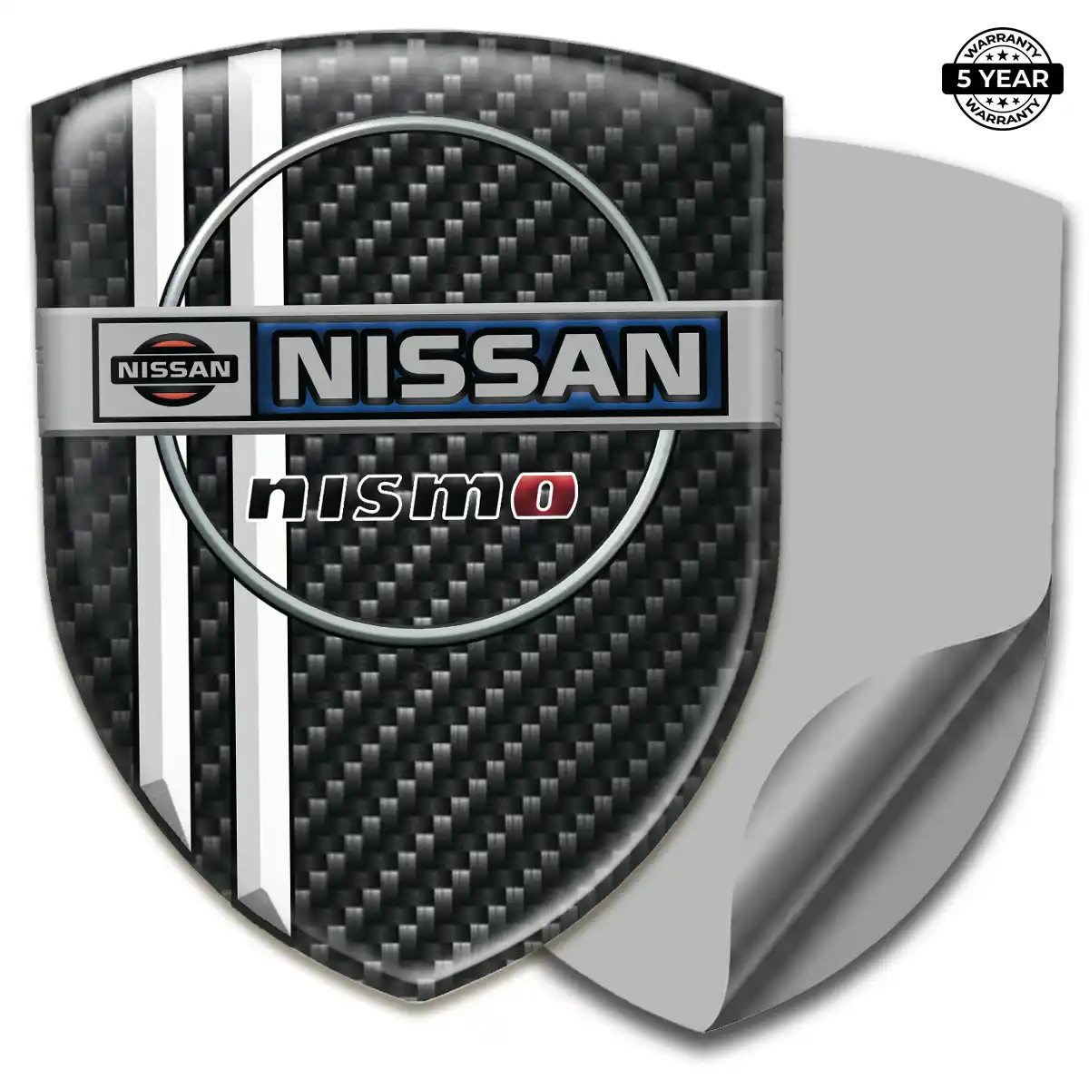 Nissan Emblem Domed Badge Resin Elite