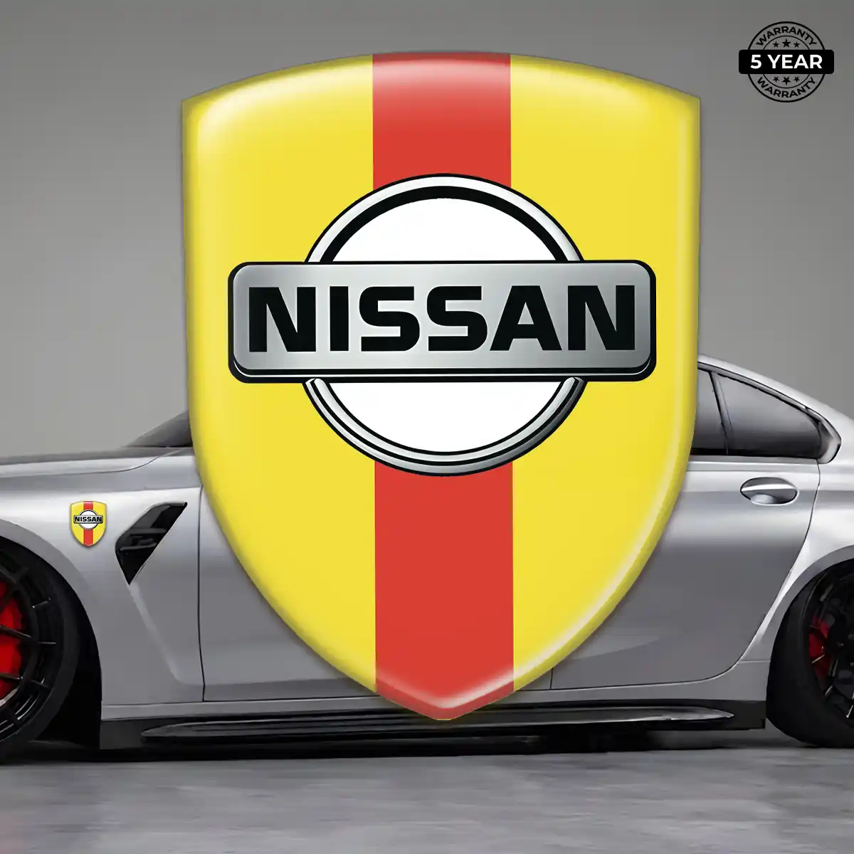 Nissan Emblem Domed Badge Superior Craft