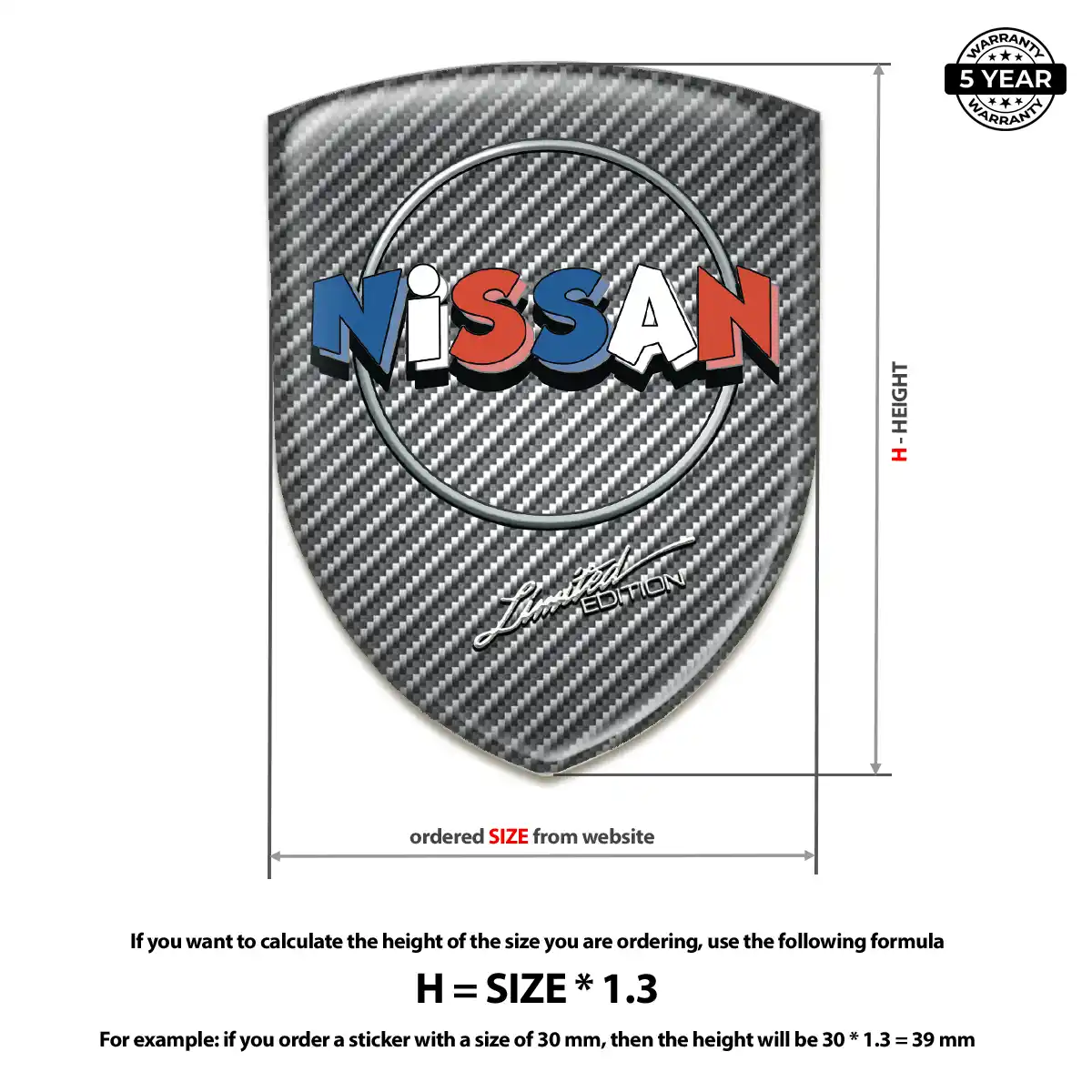 Nissan Emblem Logo Badge Cabin Style