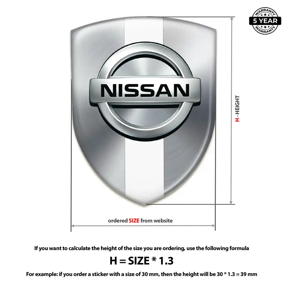 Nissan Emblem Logo Badge Elite Finish