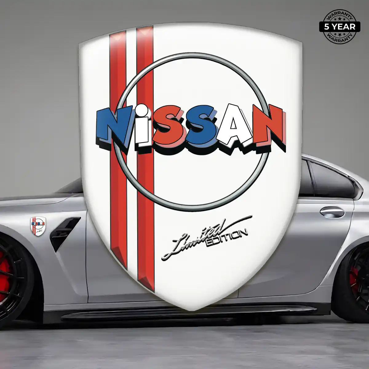 Nissan Emblem Logo Badge Interior Elegance