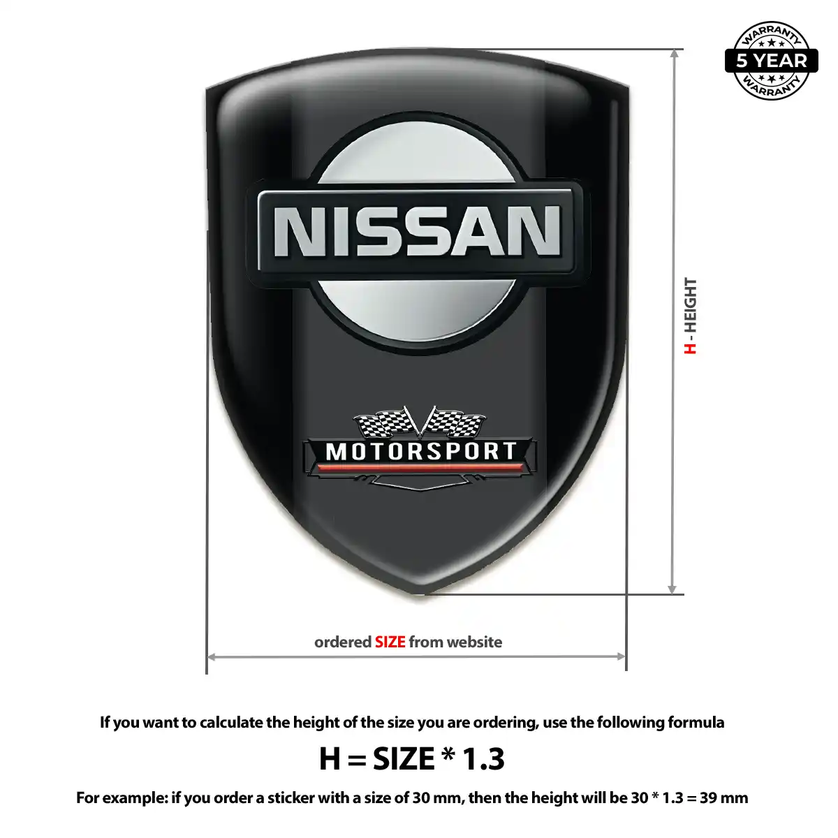 Nissan Emblem Logo Badge Interior Luxe