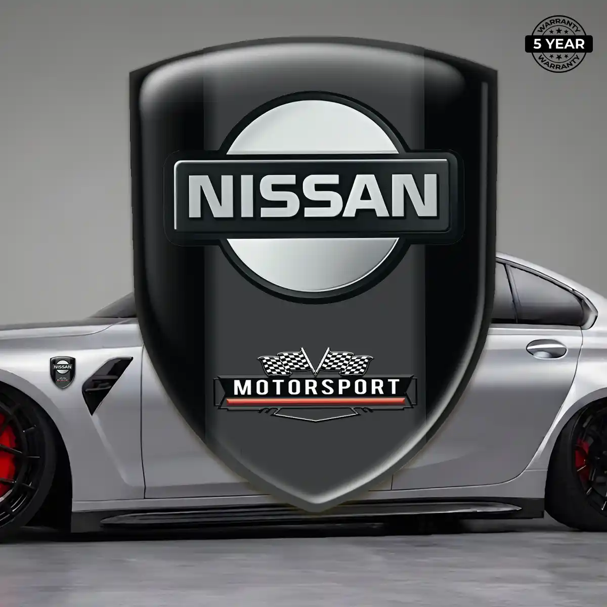 Nissan Emblem Logo Badge Interior Luxe