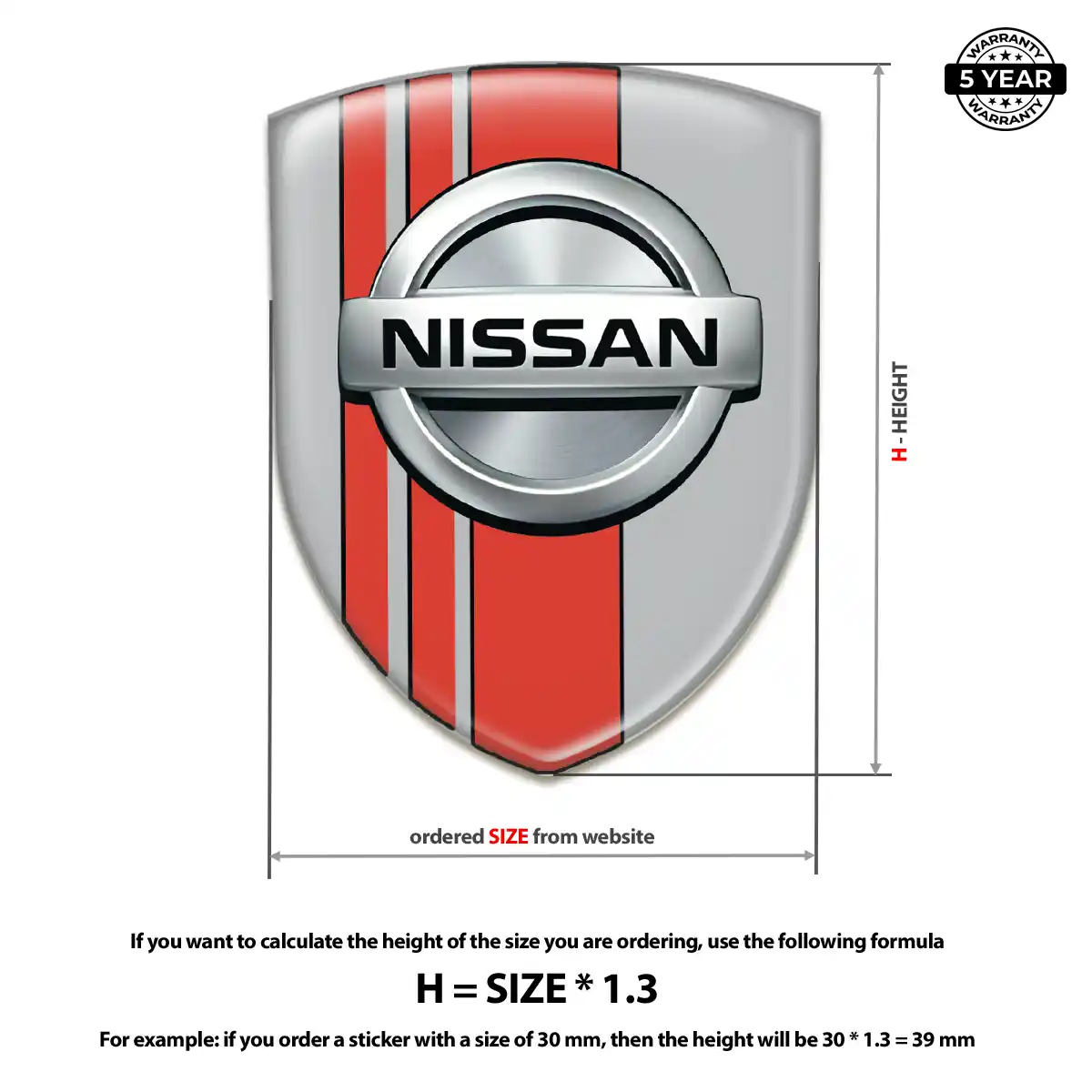 Nissan Emblem Logo Badge Opulent Line
