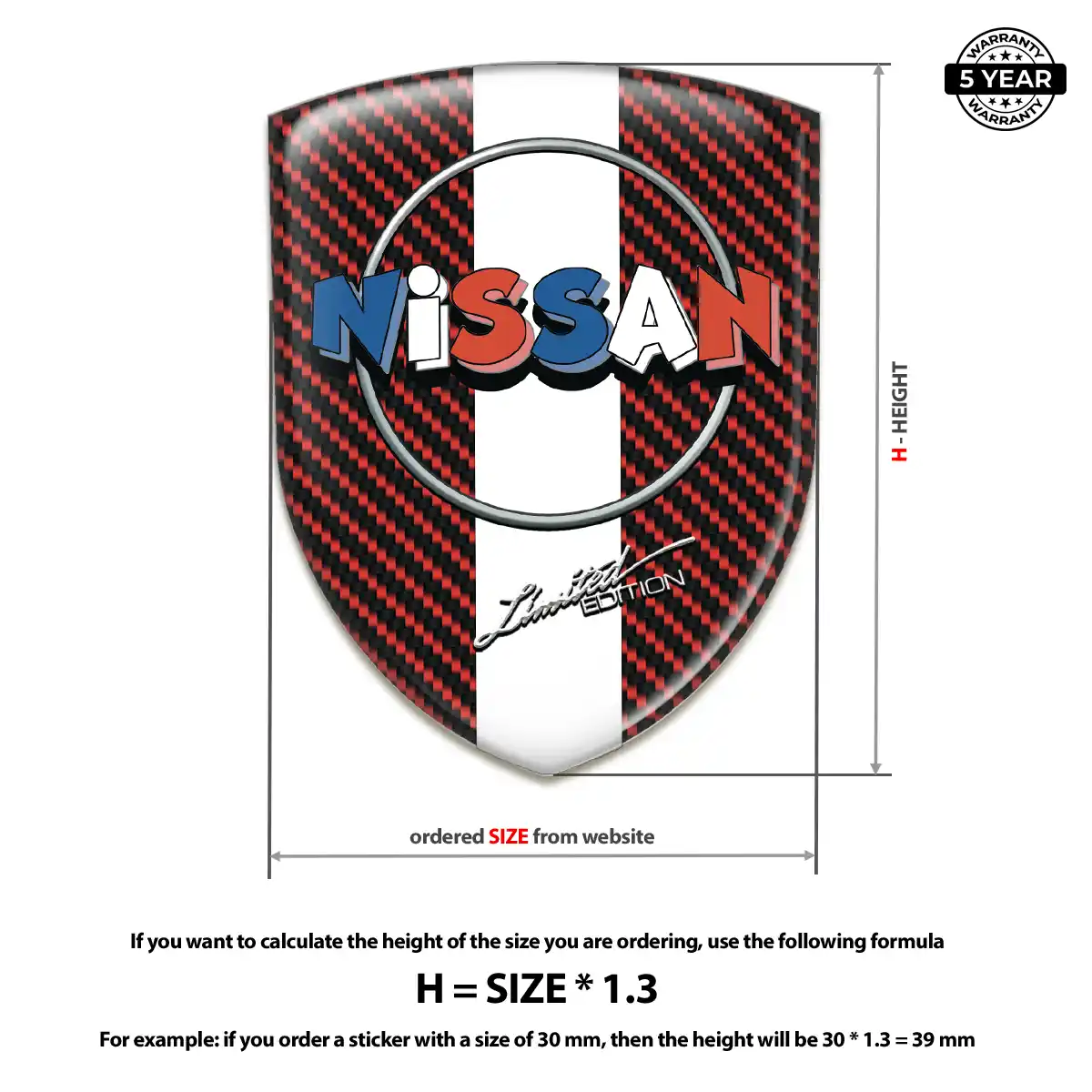 Nissan Emblem Logo Badge Performance Style