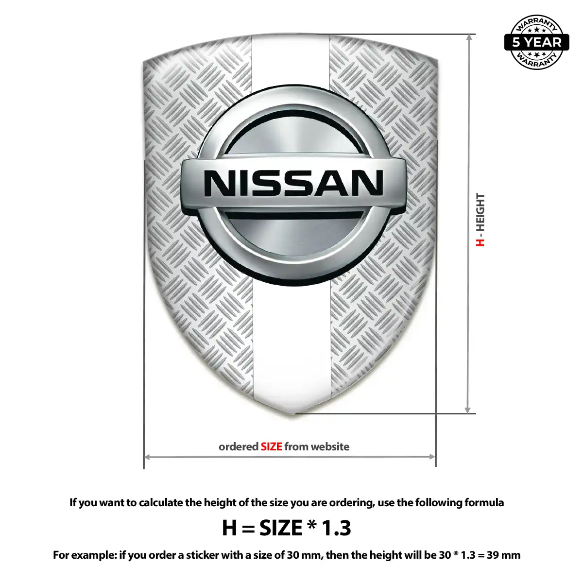 Nissan Emblem Logo Badge Signature Grade