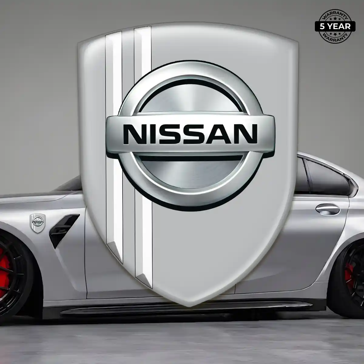 Nissan Emblem Logo Badge Sleek Style