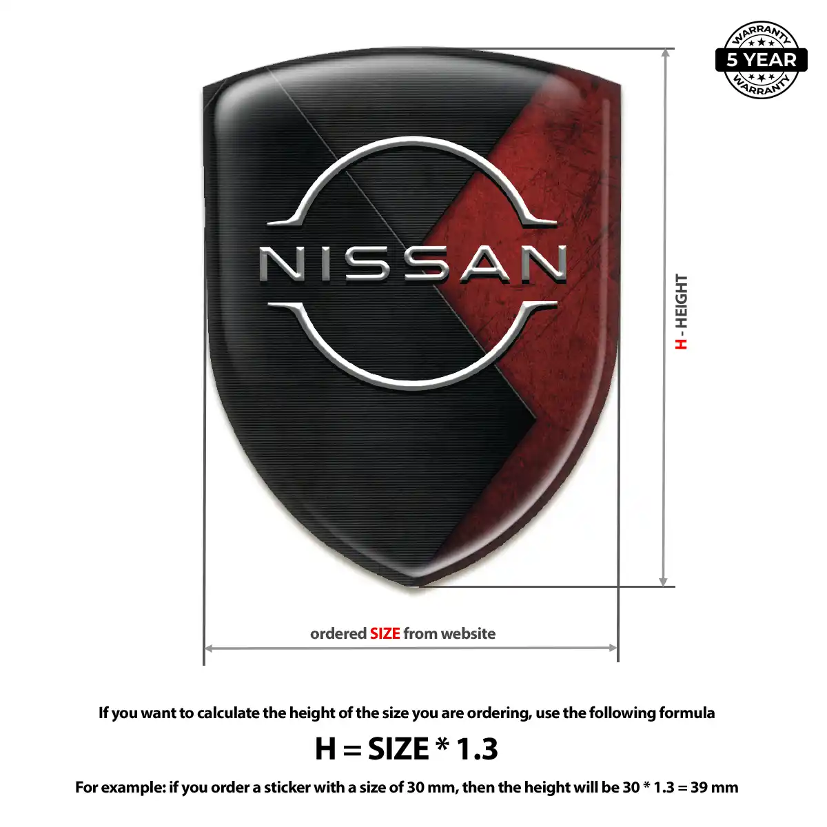 Nissan Emblem Logo Cabin Style