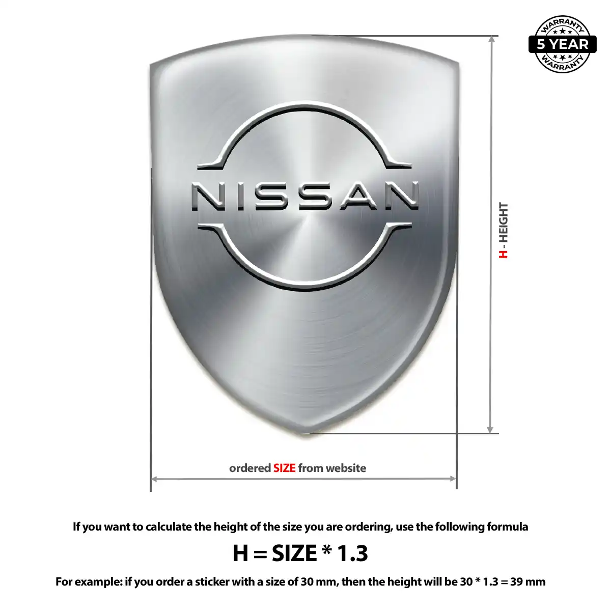 Nissan Emblem Logo Prestige Line