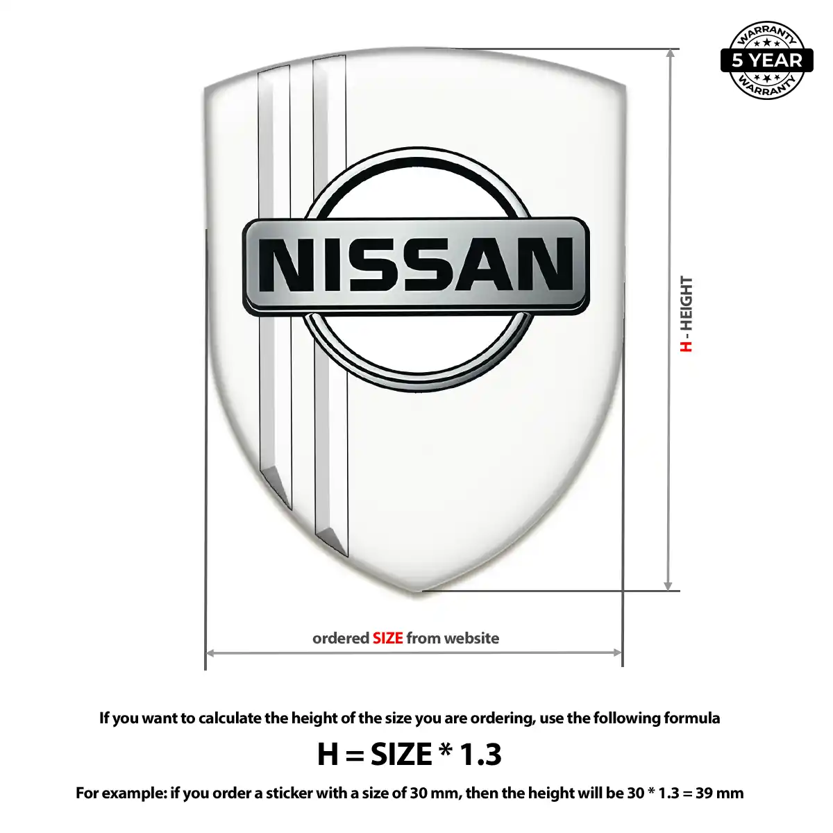 Nissan Emblem Logo Resin Elite