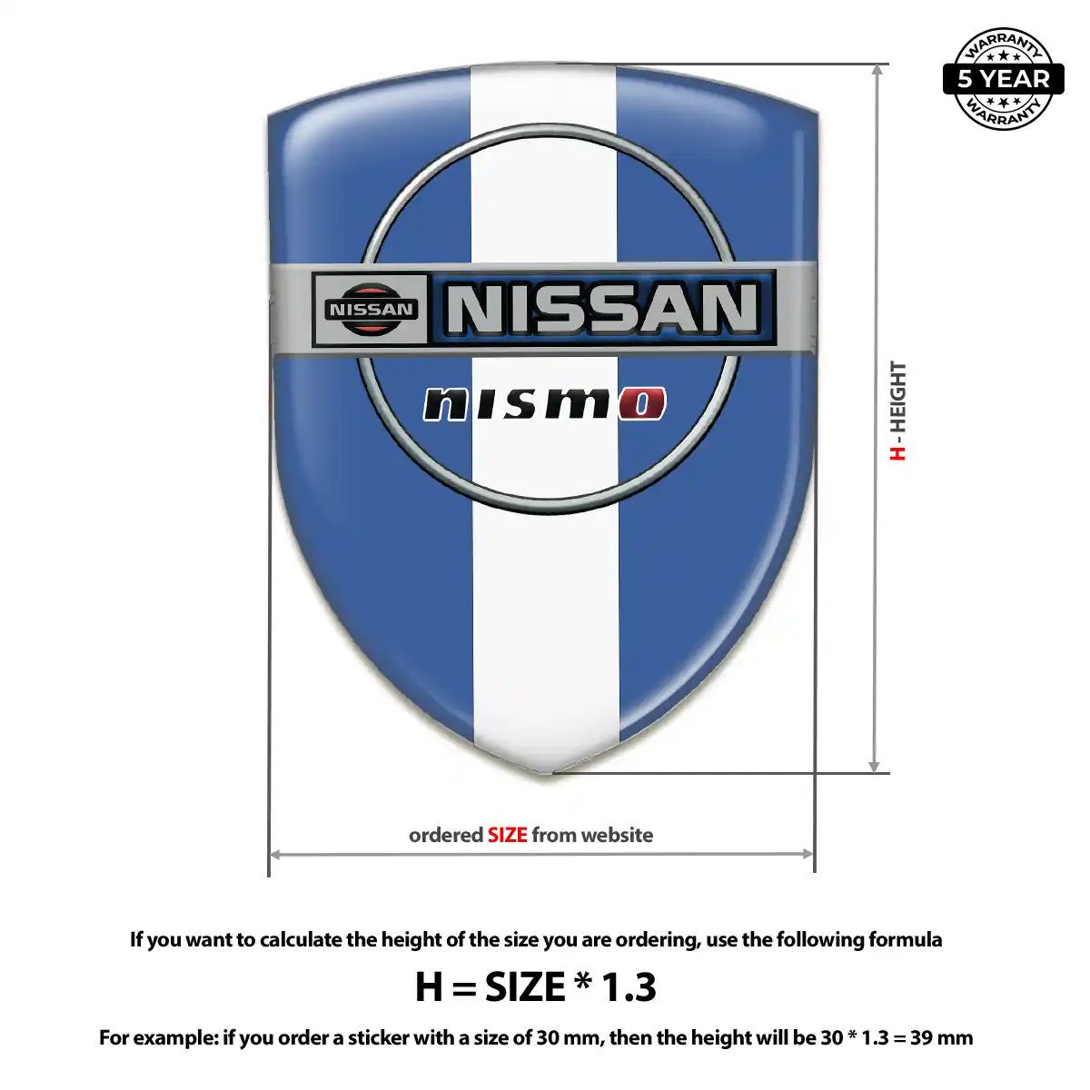 Nissan Emblem Logo Resin Luxe