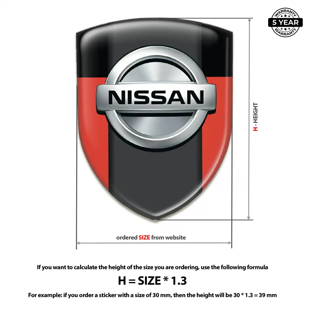 Nissan Emblem Prime Quality