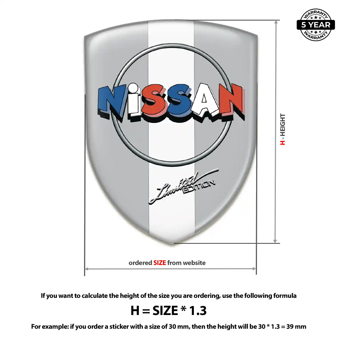 Nissan Emblem Resin Luxe