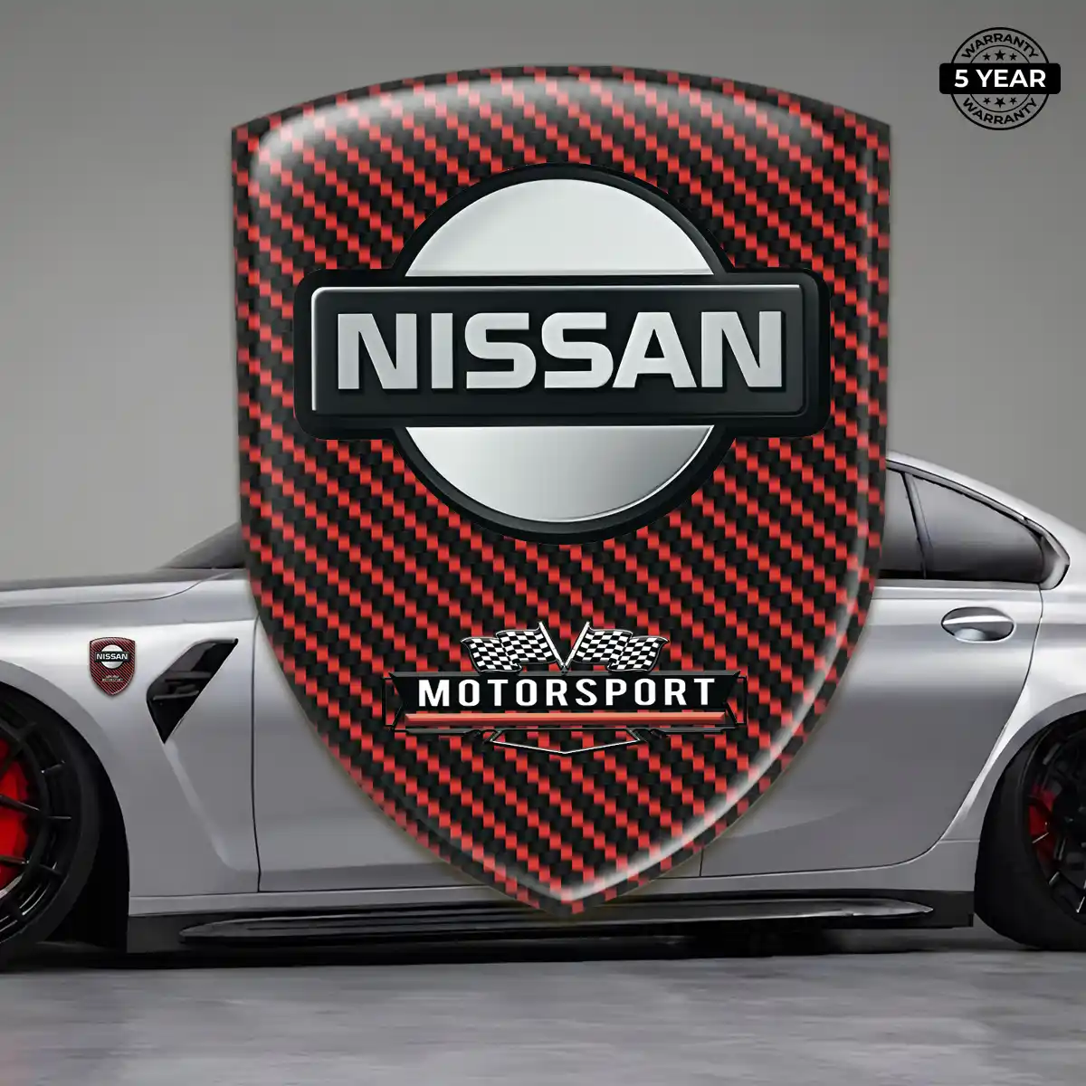 Nissan Emblem Shield Cabin Style