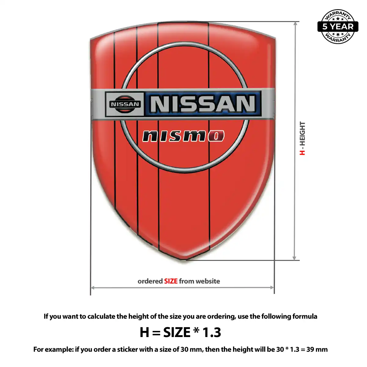 Nissan Emblem Shield Deluxe Edition