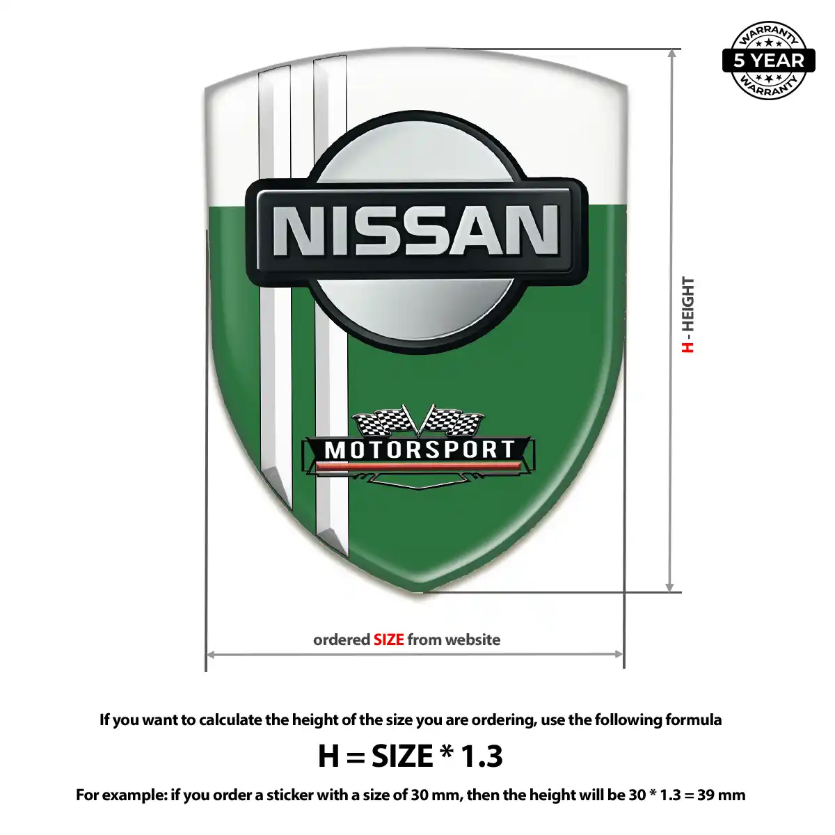 Nissan Emblem Shield Elite Finish
