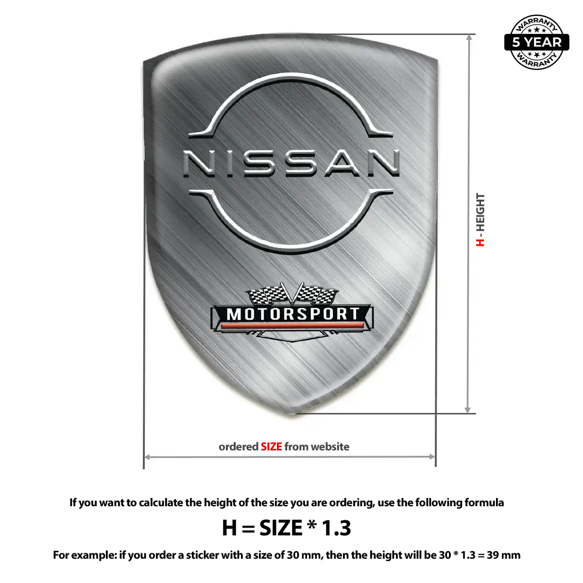 Nissan Emblem Shield Exterior Luxe
