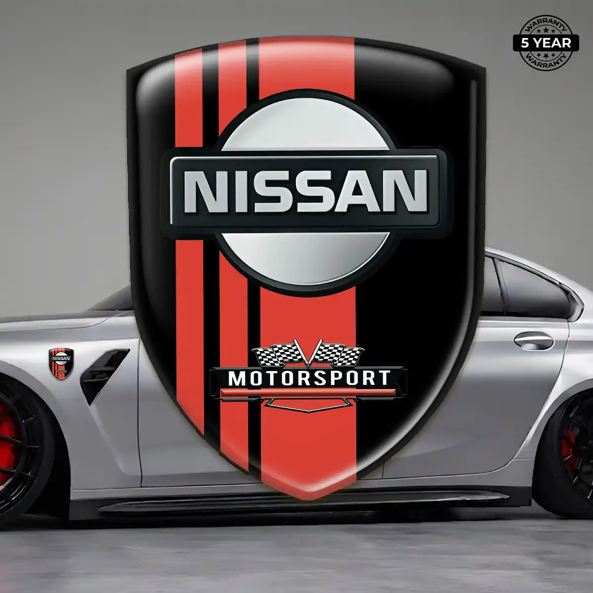 Nissan Emblem Shield Interior Luxe