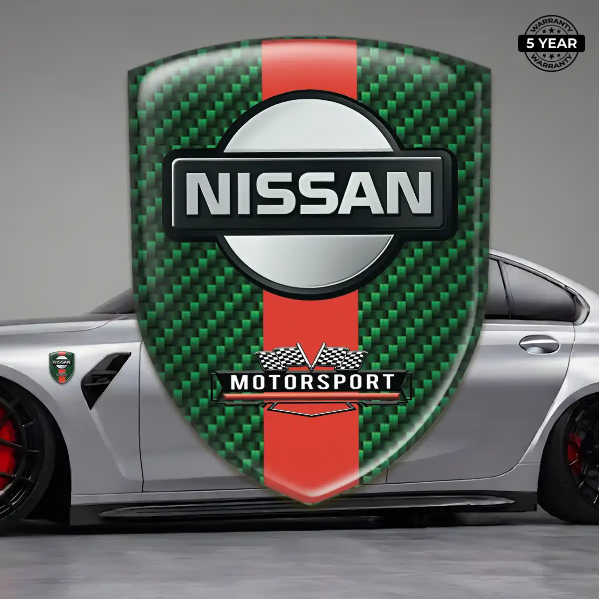 Nissan Emblem Shield Outer Style