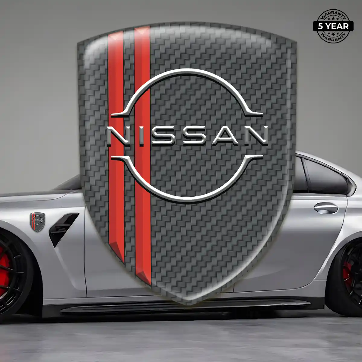 Nissan Emblem Shield Prestige Line
