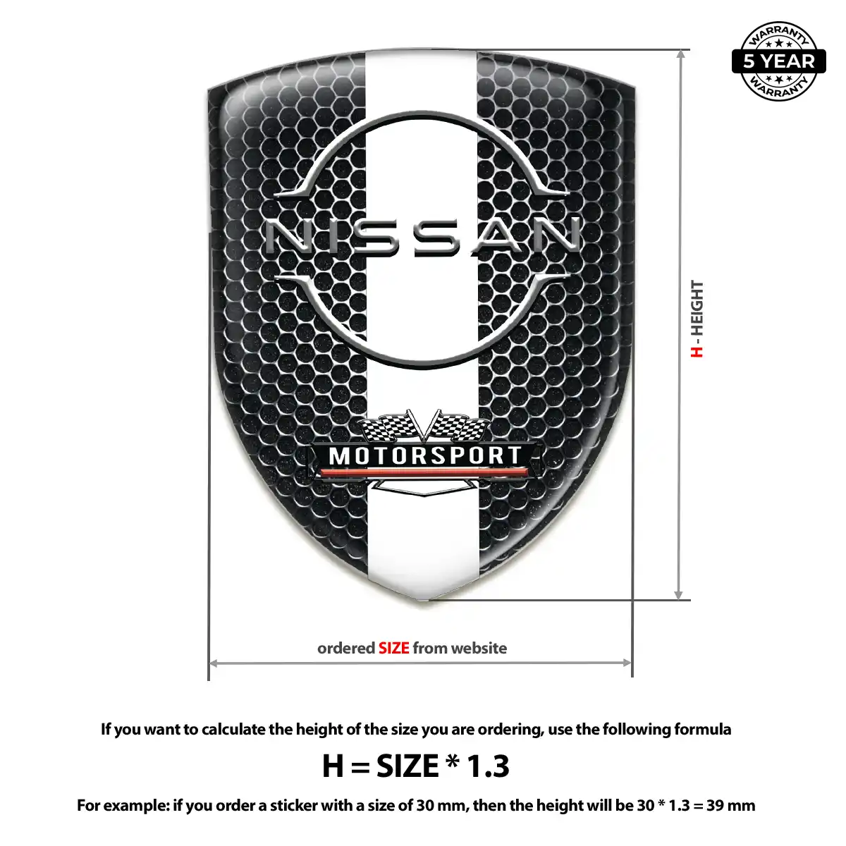 Nissan Emblem Shield Prime Quality