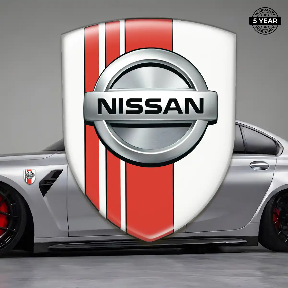 Nissan Emblem Shield Resin Luxe