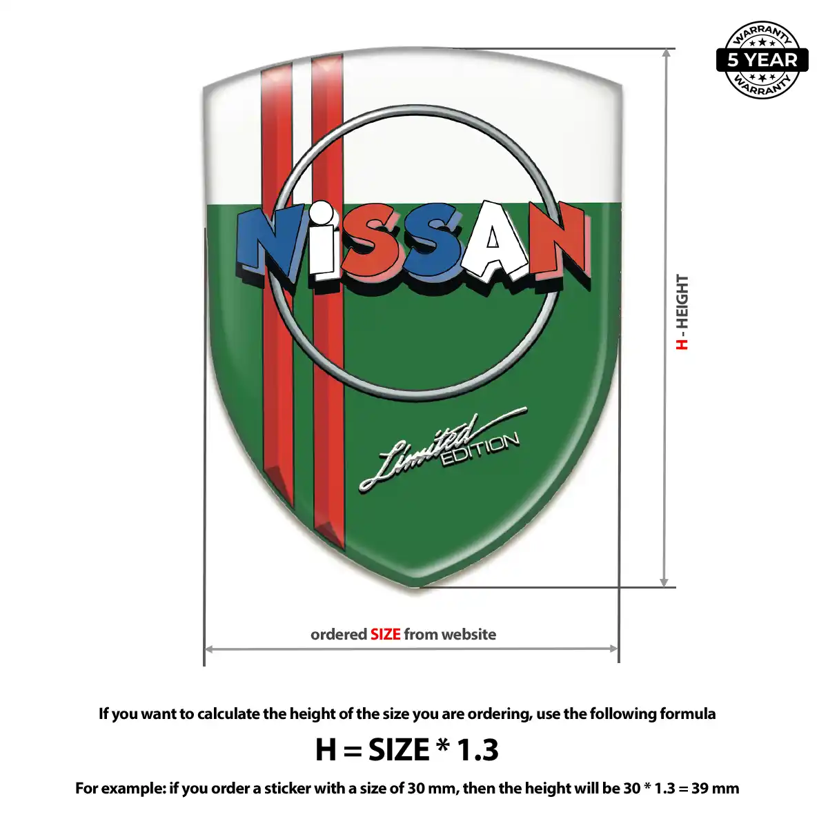 Nissan Emblem Shield Signature Grade