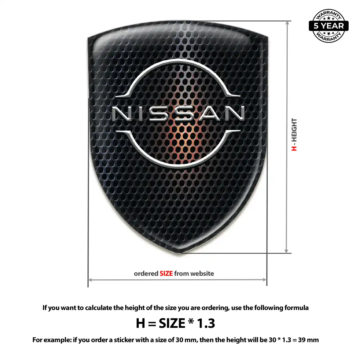 Nissan Emblem Shield Sleek Style