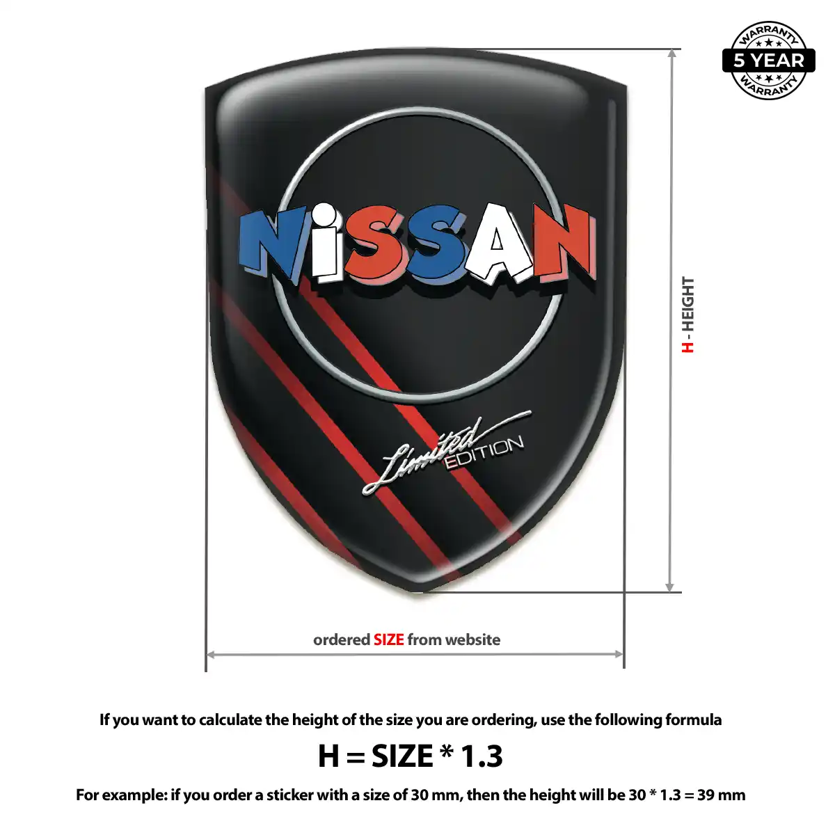 Nissan Emblem Silicone Deluxe Edition