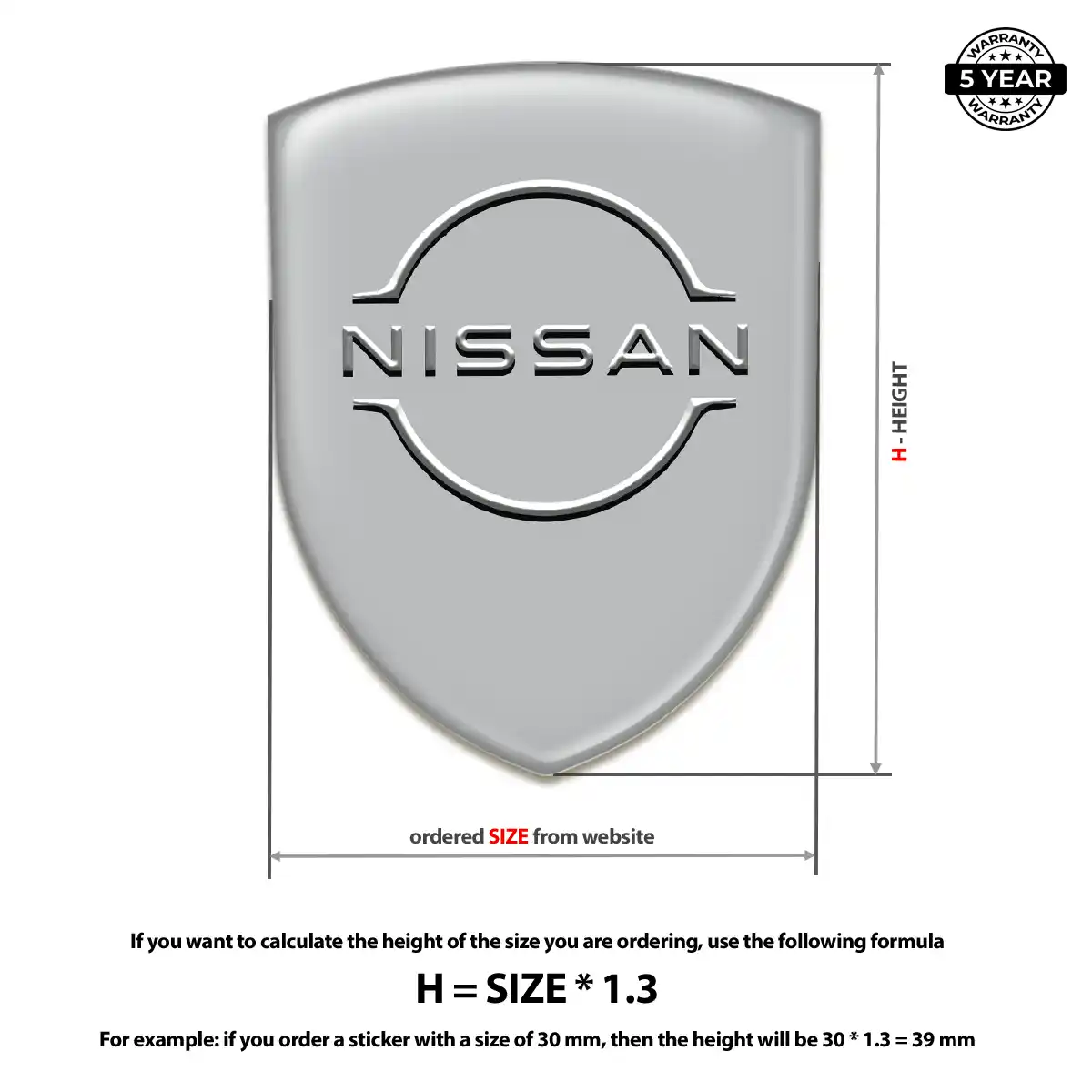 Nissan Emblem Silicone Interior Luxe