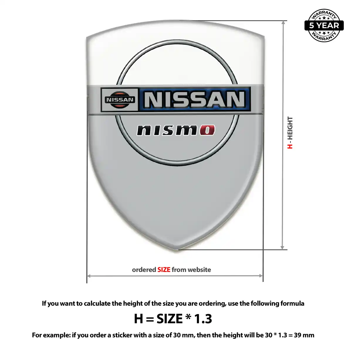 Nissan Emblem Silicone Prime Quality