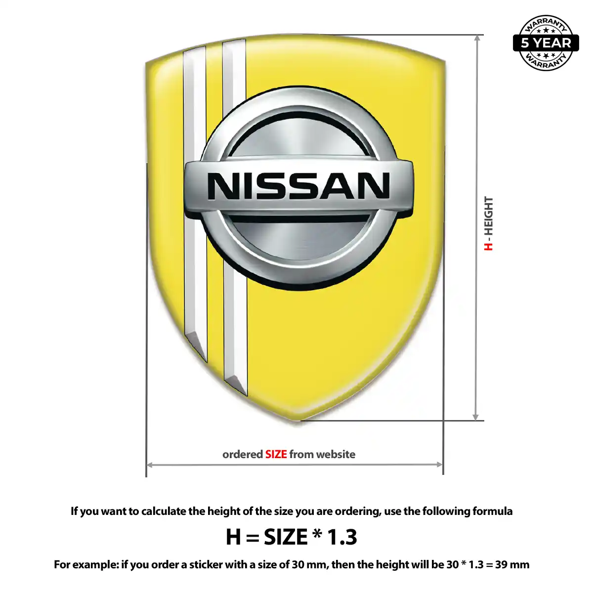 Nissan Emblem Silicone Resin Elite