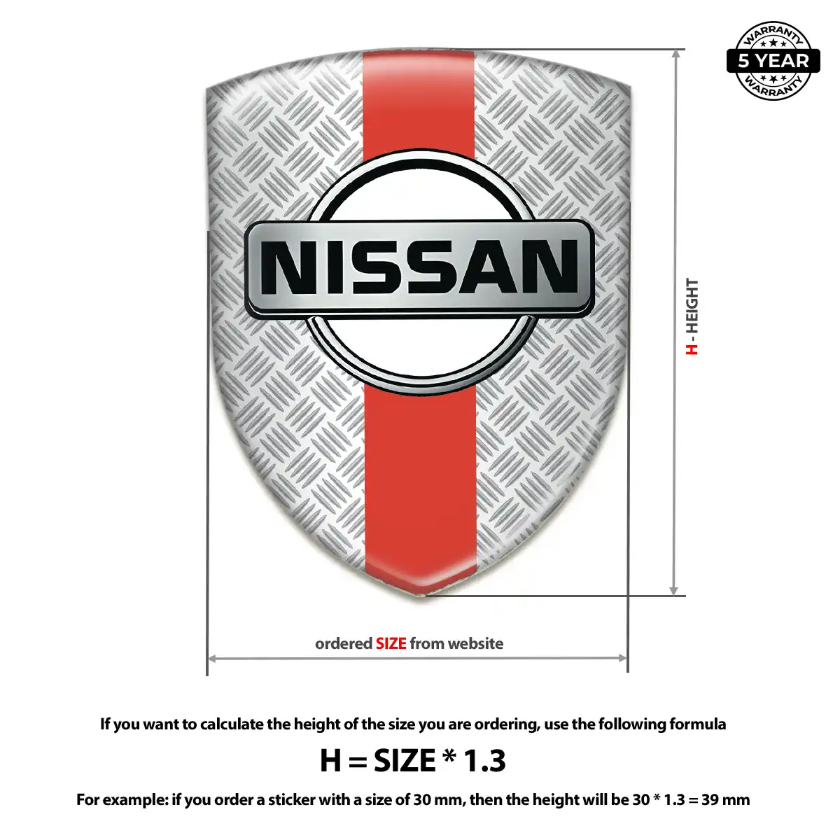 Nissan Emblem Silicone Resin Luxe