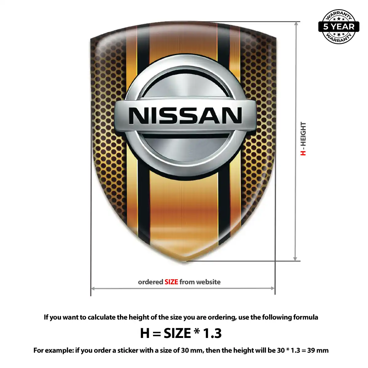 Nissan Emblem Sleek Style