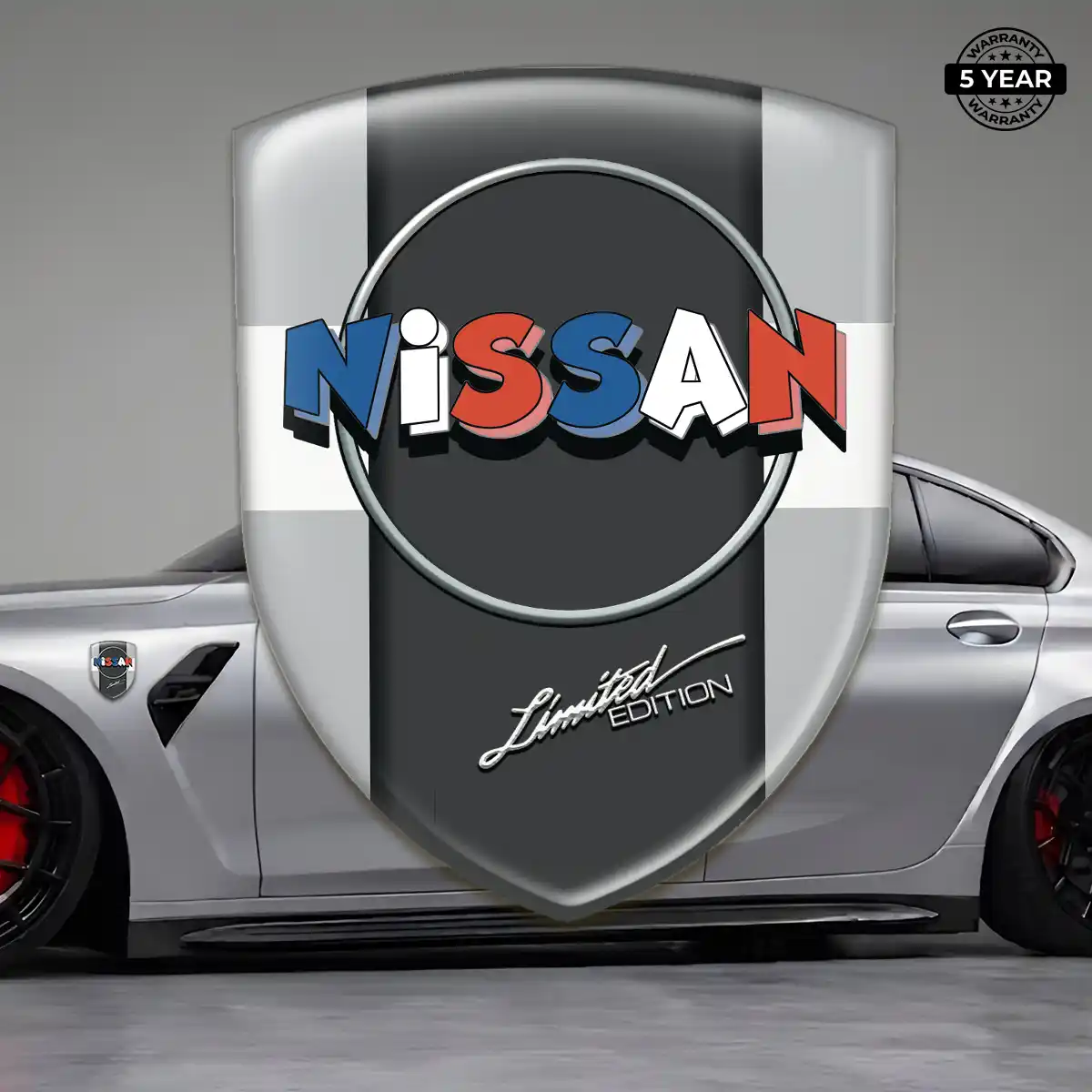 Nissan Epoxy Domed Sticker Elite Edition